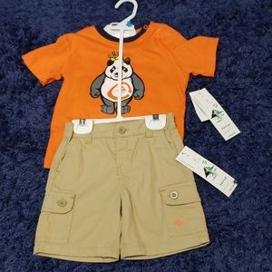 Toddler shirt and shorts set